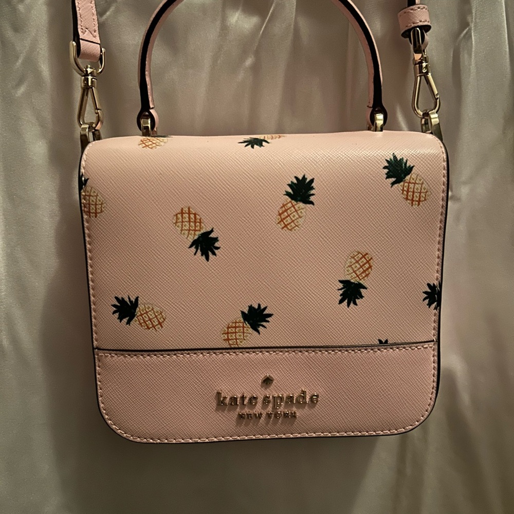 Kate Spade Light Pink Pineapple Crossbody Bag